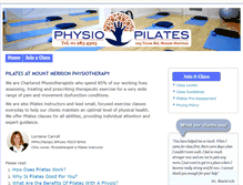 Tablet Screenshot of mmphysiopilates.com